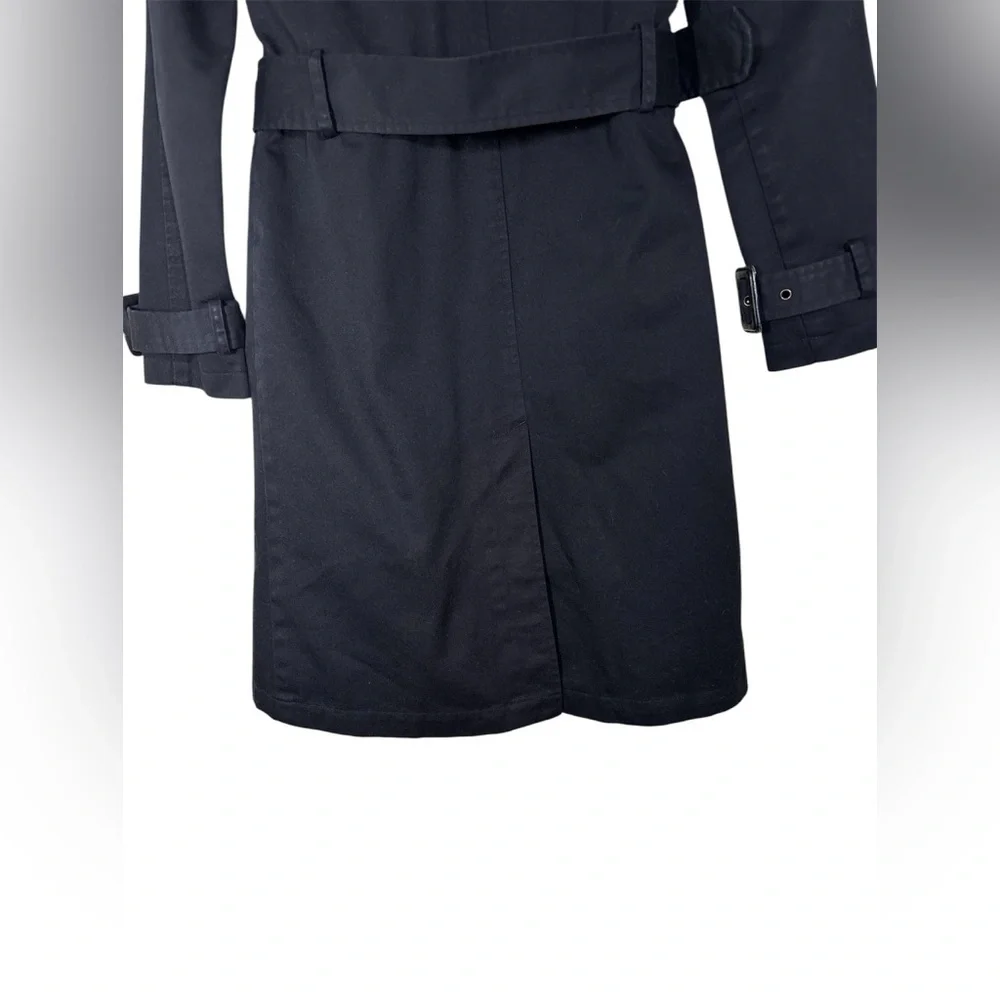 H&M Elegant Black Trench Coat